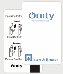Onity Locy key cards