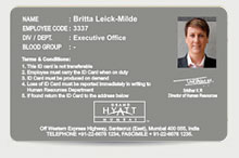 advertising key card